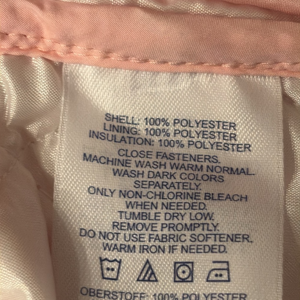 Lands End Pink Quilted Jacket - Picture 14 of 14